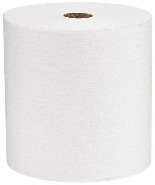 Kimberly-Clark Professional - Hard Roll of 1 Ply White Paper Towels - 8" Wide, 600' Roll Length - All Tool & Supply