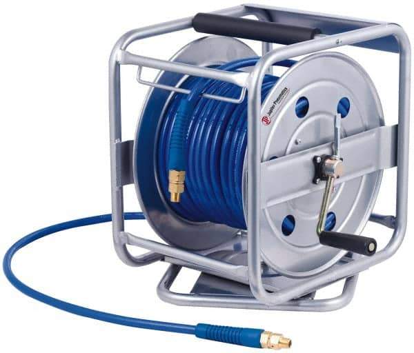 PRO-SOURCE - 100' Manual Hose Reel - 250 psi, Hose Included - All Tool & Supply
