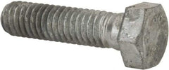 Value Collection - 5/16-18 Thread, 1-1/4" Length Under Head, Steel Hex Head Bolt - Hot Dipped Galvanized Coated, UNC Thread, ASTM A307, Grade 2 - All Tool & Supply