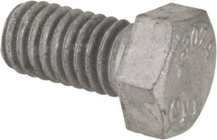 Value Collection - 3/8-16 Thread, 3/4" Length Under Head, Steel Hex Head Bolt - Hot Dipped Galvanized Coated, UNC Thread, ASTM A307, Grade 2 - All Tool & Supply