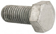 Value Collection - 5/8-11 Thread, 1-1/2" Length Under Head, Steel Hex Head Bolt - Hot Dipped Galvanized Coated, UNC Thread, ASTM A307, Grade 2 - All Tool & Supply