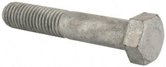 Value Collection - 5/8-11 Thread, 3-1/2" Length Under Head, Steel Hex Head Bolt - Hot Dipped Galvanized Coated, UNC Thread, ASTM A307, Grade 2 - All Tool & Supply