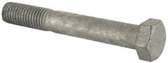 Value Collection - 5/8-11 Thread, 4-1/2" Length Under Head, Steel Hex Head Bolt - Hot Dipped Galvanized Coated, UNC Thread, ASTM A307, Grade 2 - All Tool & Supply