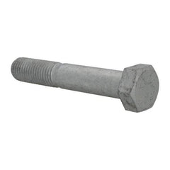 Value Collection - 3/4-10 Thread, 4-1/2" Length Under Head, Steel Hex Head Bolt - Hot Dipped Galvanized Coated, UNC Thread, ASTM A307, Grade 2 - All Tool & Supply