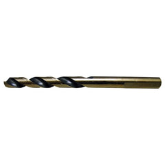 31/64 RHS / RHC HSS 135 Degree Split Point Heavy Duty Mechanics Length Drill - Black & Gold