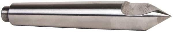 Riten - 3/4" Head Diam, Carbide-Tipped Steel Standard Point Half Dead Center - Jarno 6 Taper, 3/4" Point Diam, 1-1/8" Point Length, 4-1/2" OAL - All Tool & Supply