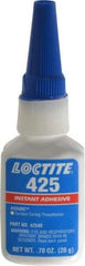 Loctite - 20gr. Bottle, Blue, Low Strength Liquid Threadlocker - Series 425, 24 hr Full Cure Time - All Tool & Supply