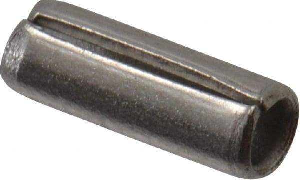 Value Collection - 1/16" Diam x 3/16" Long Slotted Spring Pin - Grade 18-8 Stainless Steel - All Tool & Supply