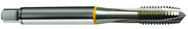 M1.4x0.30 6H 2-Flute Cobalt Yellow Ring Spiral Point Plug Tap-Bright - All Tool & Supply