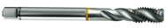 M22x2.5 6H 4-Flute Cobalt Yellow Ring Semi-Bottoming 40 degree Spiral Flute Tap-Bright - All Tool & Supply