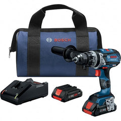 Bosch - 18 Volt 1/2" Keyless Chuck Cordless Hammer Drill - 0 to 31,500 BPM, 0 to 2,100 RPM, Reversible - All Tool & Supply