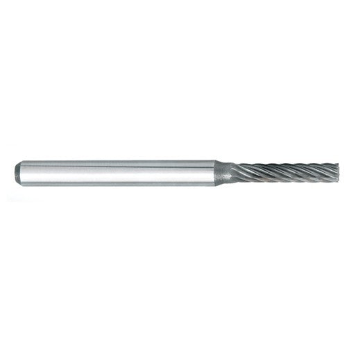 ‎SM-43 -3mm × 16mm LOC × 6mm Shank × 50mm OAL 7 Degree Included Angle Carbide Medium Right Hand Spiral Burr - All Tool & Supply