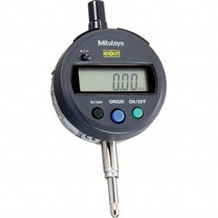 Mitutoyo - Electronic Drop Indicators Minimum Measurement (Decimal Inch): 0.0000 Maximum Measurement (mm): 12.7 - All Tool & Supply