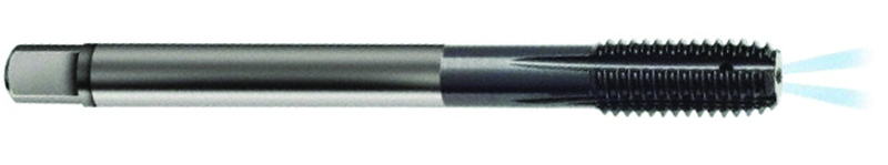 M12 x 1.0 Dia. - 6HX - 5 FL - Carbide Semi-Bott Tap-TiCN -Coolant-Thru-FORM-C DIN 374 - All Tool & Supply