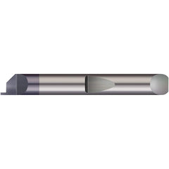 Micro 100 - Grooving Tools; Grooving Tool Type: Face ; Material: Solid Carbide ; Shank Diameter (Decimal Inch): 0.3750 ; Shank Diameter (Inch): 3/8 ; Groove Width (Decimal Inch): 0.0620 ; Projection (Decimal Inch): 0.1000 - Exact Industrial Supply