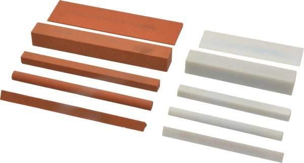 Norton - 10 Piece Aluminum Oxide Sharpening Stone Kit - Hard Arkansas & India Aluminum Oxide - All Tool & Supply