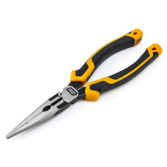 Long Nose Pliers; Pliers Type: Long Nose Pliers; Jaw Texture: Crosshatch; Jaw Length (Decimal Inch): 3.0000; Jaw Width (Decimal Inch): 0.16; Jaw Type: Crosshatch; Long Nose; Handle Type: Cushion Grip; Side Cutter: Yes; Overall Length (Decimal Inch): 8.000