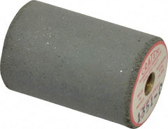 Cratex - 1" Max Diam x 1-1/2" Long, Cylinder, Rubberized Point - Coarse Grade, Silicon Carbide, 1/4" Arbor Hole, Unmounted - All Tool & Supply