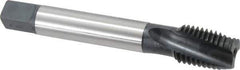 Emuge - 7/8-9 UNC 3 Flute 3BX Modified Bottoming Spiral Flute Tap - Cobalt, Oxide Finish, 5.512" OAL, Right Hand Flute, Right Hand Thread, Series Rekord D-Ti - All Tool & Supply