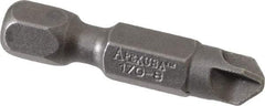 Apex - #8 Torq-Set Bit - 1/4" Hex Drive, 1-1/4" OAL - All Tool & Supply