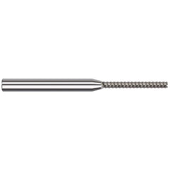 Square End Mill: 3/16'' Dia, 1-7/8'' LOC, 3/16'' Shank Dia, 4'' OAL, 5 Flutes, Solid Carbide Single End, Uncoated, 50 ° Variable Helix, RH Cut, RH Flute