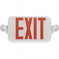 Lithonia Lighting - Combination Exit Signs Mounting Type: Ceiling Mount; End Mount; Wall Mount Number of Faces: 1 - All Tool & Supply