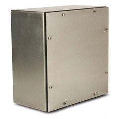 Wiegmann - NEMA 4X Stainless Steel Junction Box Enclosure with Screw Cover - All Tool & Supply