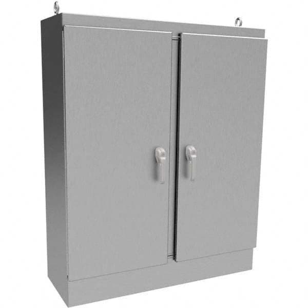 Wiegmann - NEMA 4X Stainless Steel Standard Enclosure with Cabinet Hinged Cover - All Tool & Supply