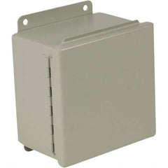 Wiegmann - NEMA 12 Steel Standard Enclosure with Continuous Hinge Cover - All Tool & Supply