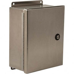 Wiegmann - NEMA 4 Stainless Steel Standard Enclosure with Continuous Hinge Cover - All Tool & Supply