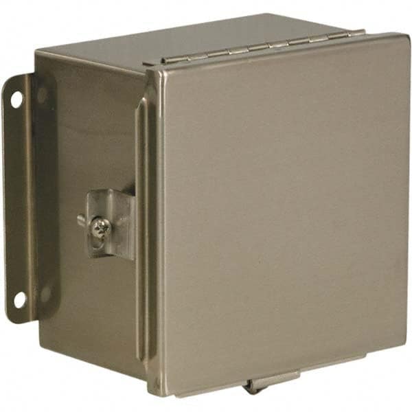 Wiegmann - NEMA 4X Stainless Steel Standard Enclosure with Continuous Hinge Cover - All Tool & Supply