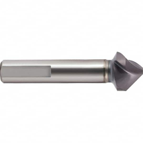 Guhring - 8.3mm Head Diam, 6mm Shank Diam, 3-Flute 90° Cobalt Countersink - All Tool & Supply