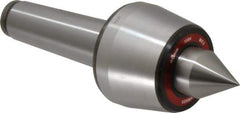 Rohm - MT5 Taper Shank, 3.543" Head Diam 2,000 Lb Capacity Live Center - 3,000 Max RPM, 2.764" Head Length, 1.5748" Point Diam, 1.988" Point Len, 4,400 Lb Max Workpc, 10.177" OAL, Standard Point - All Tool & Supply