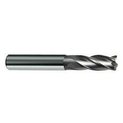 16mm Dia. x 92mm Overall Length 4-Flute Square End Solid Carbide SE End Mill-Round Shank-Center Cut-Uncoated - All Tool & Supply