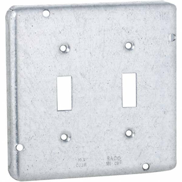 Hubbell-Raco - Steel Electrical Box Cover - All Tool & Supply