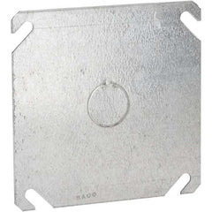 Hubbell-Raco - Steel Electrical Box Flat Cover - All Tool & Supply