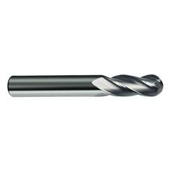 5/8" Dia. - 3-1/2" OAL - 30 Helix Bright CBD Ball Nose EM - 4 FL - All Tool & Supply