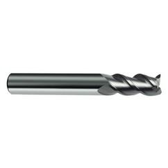 2mm Dia. - 32mm OAL - 45° Helix Bright Carbide End Mill - 3 FL - All Tool & Supply