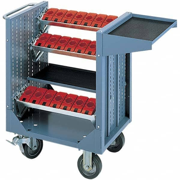 LISTA - CNC Storage Carts Style: CNC Tool Cart with Tool Carrier Taper Size: HSK 63A - All Tool & Supply