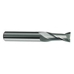 16mm Dia. x 92mm Overall Length 2-Flute Square End Solid Carbide SE End Mill-Round Shank-Center Cut-Uncoated - All Tool & Supply