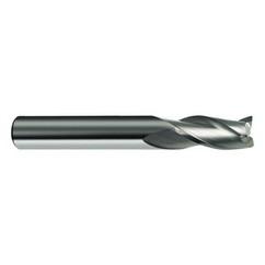 20mm Dia. x 104mm Overall Length 3-Flute Square End Solid Carbide SE End Mill-Round Shank-Center Cut-Firex - All Tool & Supply