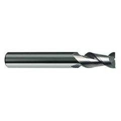 18mm Dia. - 92mm OAL - 45° Helix Bright Carbide End Mill - 2 FL - All Tool & Supply