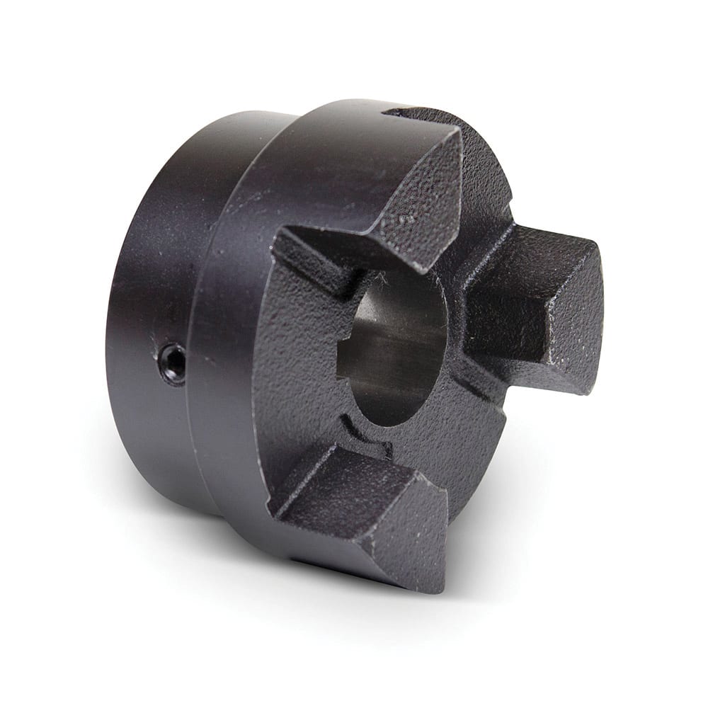 TB Wood's - Flexible Coupling; Type: Coupling Half ; Bore Diameter (Decimal Inch): 2.25 ; Maximum Bore Diameter (Inch): 2.25 ; Outside Diameter (Inch): 6.19 ; Overall Length (Inch): 3.13 ; Material: Cast Iron - Exact Industrial Supply