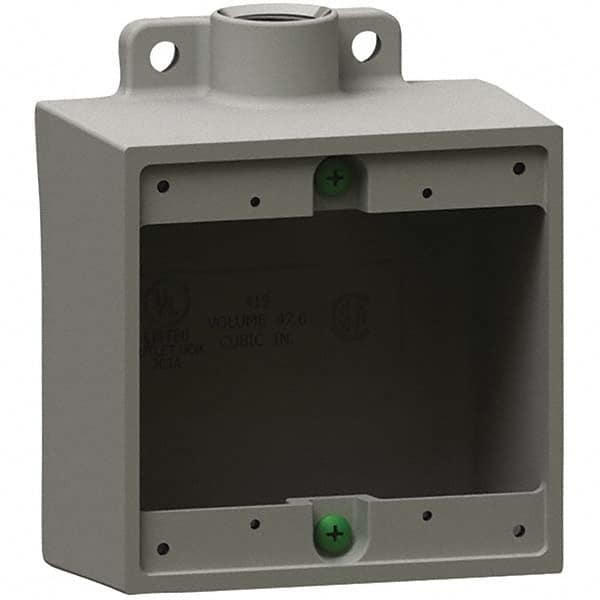 Hubbell Killark - Electrical Outlet Boxes & Switch Boxes Enclosure Type: Device Box Enclosure Shape: Square - All Tool & Supply