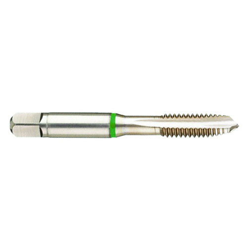 ‎5-40 3FL 2B Cobalt Spiral Point Plug Green Ring Tap-Bright Finish - All Tool & Supply