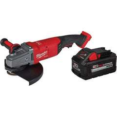 Milwaukee Tool - 9" Wheel Diam, 6,600 RPM, Cordless Angle & Disc Grinder - 5/8" Spindle - All Tool & Supply