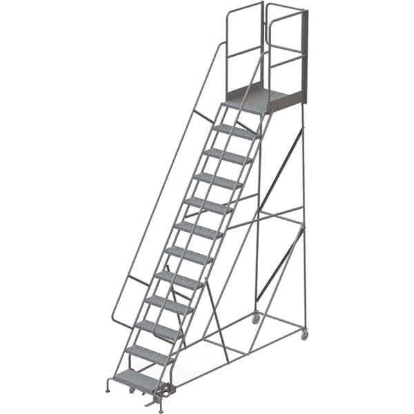 TRI-ARC - Rolling & Wall Mounted Ladders & Platforms Type: Rolling Warehouse Ladder Style: Rolling Platform Ladder - All Tool & Supply