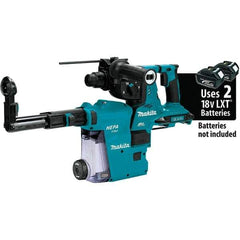 Makita - 36 Volt 1-1/8" SDS Plus Chuck Cordless Rotary Hammer - 5000 BPM, 0 to 980 RPM, Reversible - All Tool & Supply