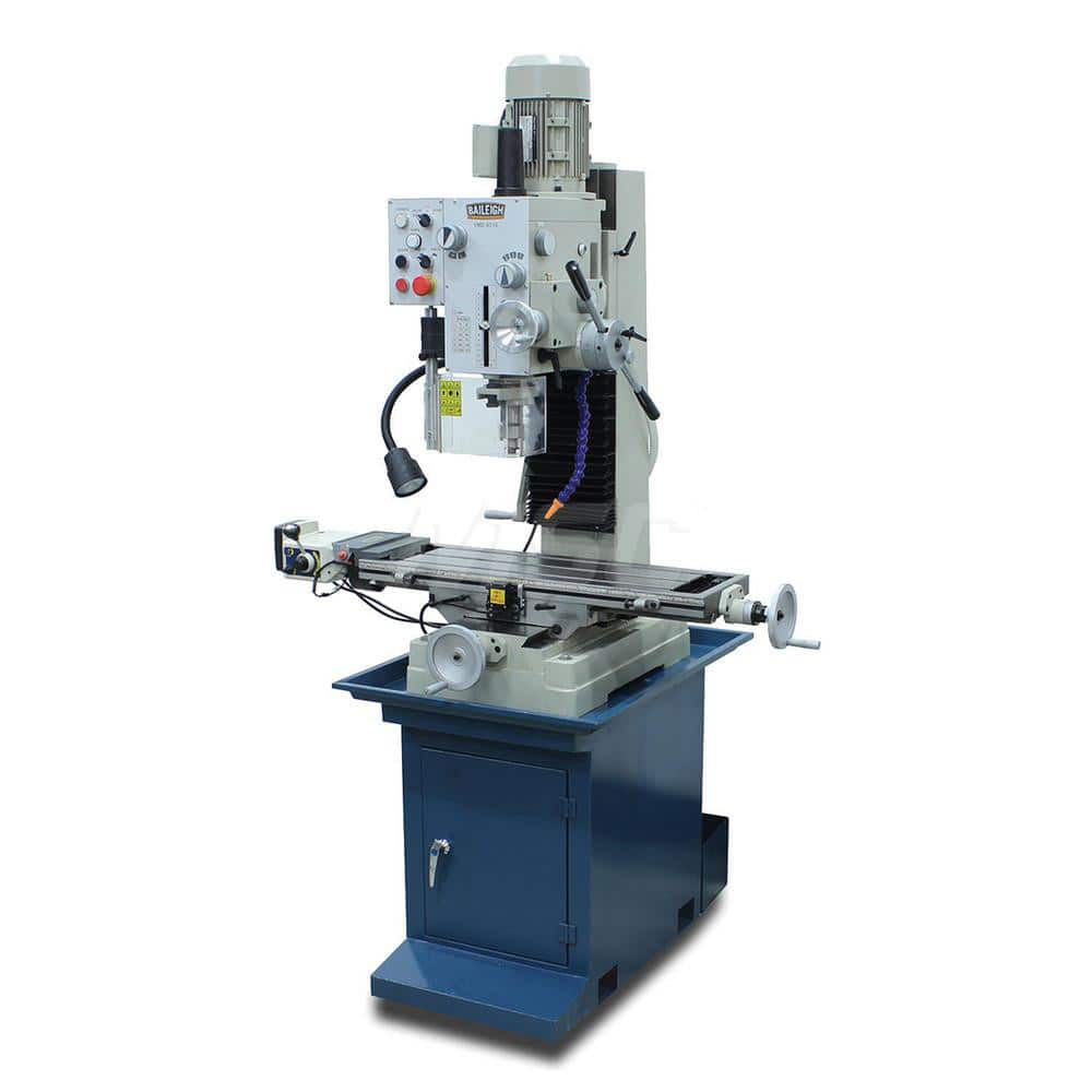 Mill Drill Machines; Spindle Speed Control: Geared Head; Swing Distance (Inch): 20; Phase: 1; Table Length (Inch): 31-1/2; Table Width (Inch): 9-1/2; Longitudinal Travel (Inch): 22; Number of Spindle Speeds: 6; Minimum Spindle Speed (RPM): 90; Maximum Spi