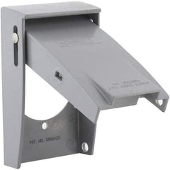 Hubbell-Raco - Weatherproof Box Covers Cover Shape: Rectangle Number of Holes in Outlet: 1 - All Tool & Supply